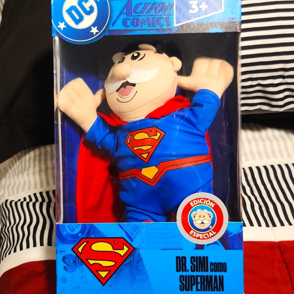 Special Edition Dr SIMI Superman Plush with Blue Suit and Red Cape